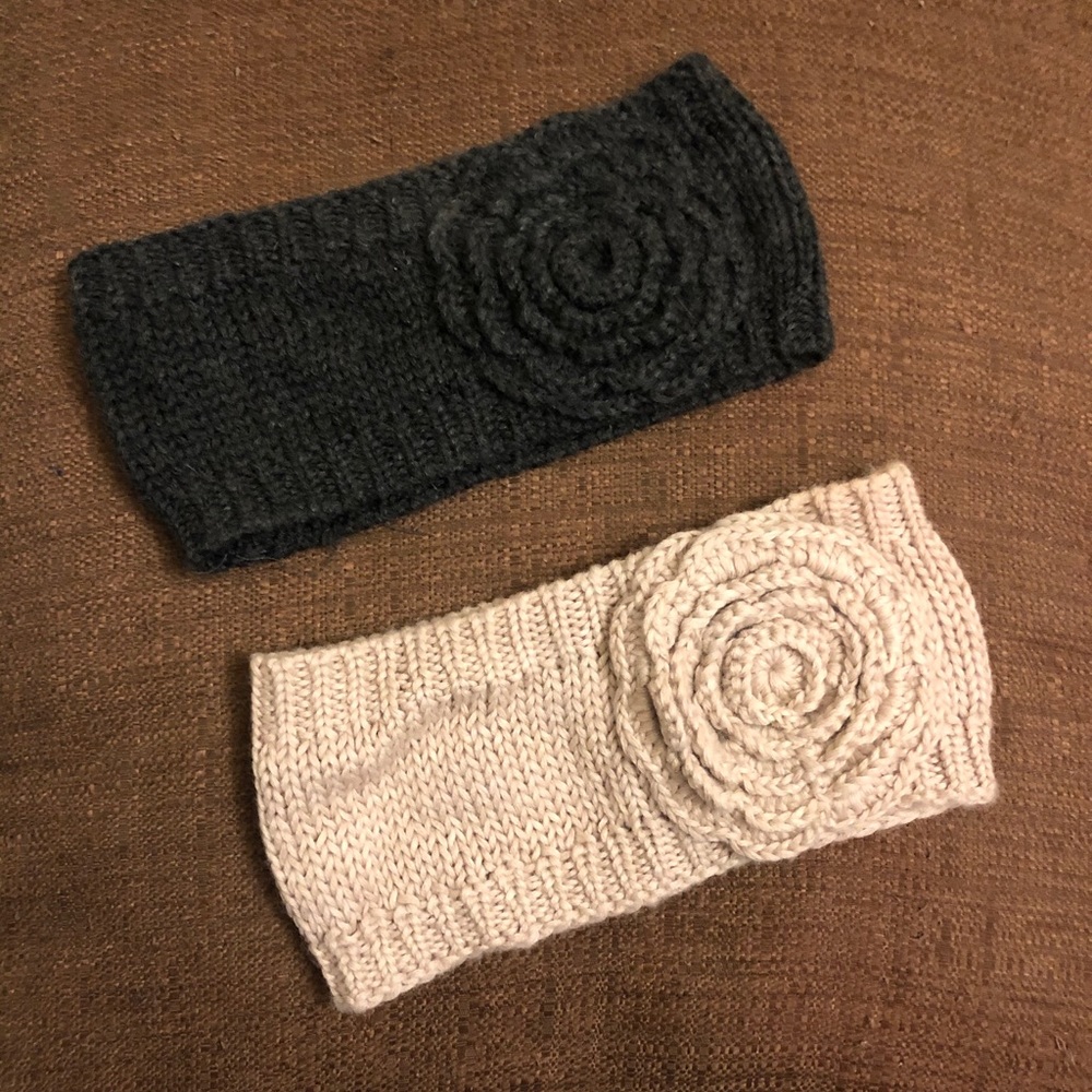 J. Crew Factory Flower Knit Headband